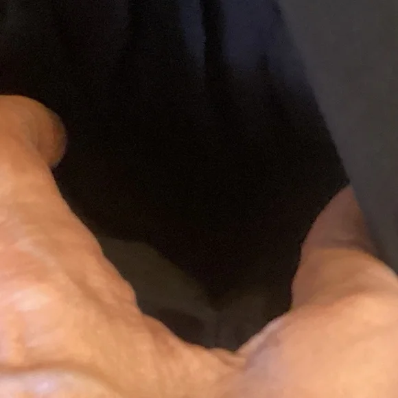 NWT BloomChic Black Shirred Waist Lace Inset V Front & Tie Back Dress Sz 26 - Picture 7 of 10